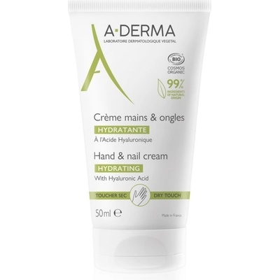 A-Derma krém na ruky a nechty hydratačný 50 ml