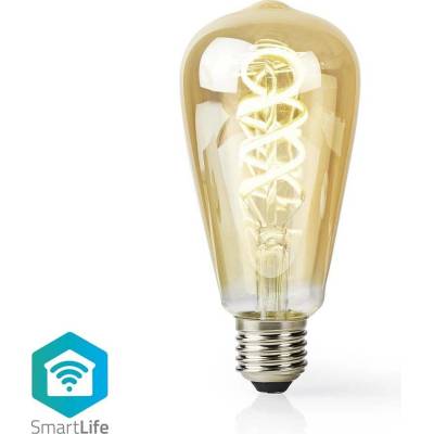 Nedis Smart žiarovka LED E27 7W teplá biela WIFILRF10ST64 WiFi Tuya