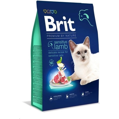 Brit Premium by Nature Cat. Sensitive Lamb 8 kg