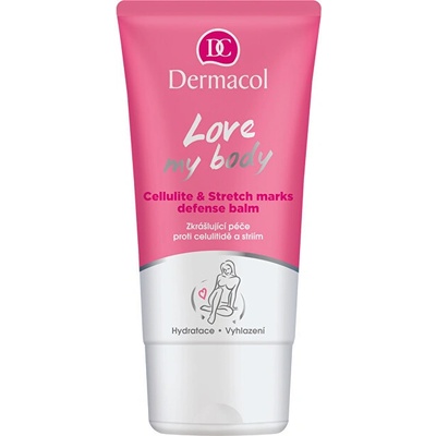 Dermacol Love My Body skrášľujúce starostlivosť proti celulitíde a striám ( Celluli te & Stretch Mark s Defense Balm) 150 ml