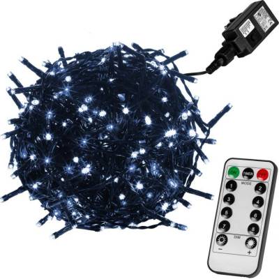 Voltronic Reťaz 40 m 400 LED studená biela zelený kábel