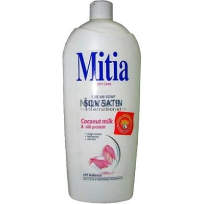 Mitia Silk Satin tekuté mydlo náhradná náplň 1 l
