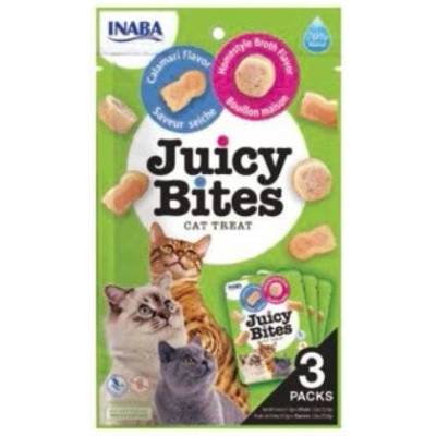 Churu Cat Juicy Bites Broth&Calamari Flavor 3 x 11,3 g
