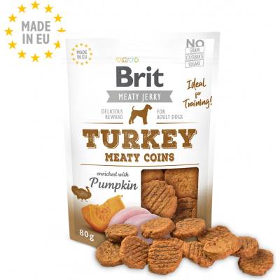 Brit Jerky Turkey Meaty Coins 80 g