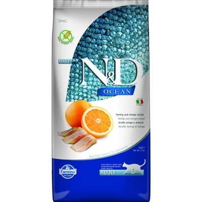 N&D OCEAN CAT GF Adult Herring & Orange 5 kg
