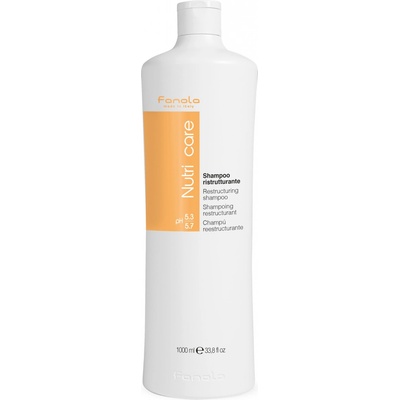 Fanola Nutri Care Shampoo regeneračný šampón na suché a poškodené vlasy 1000 ml