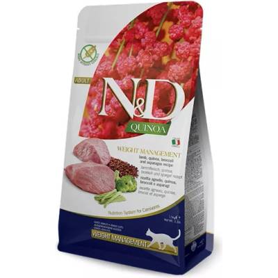 N&D Cat Quinoa Weight Management Lamb & Broccoli 1,5 kg