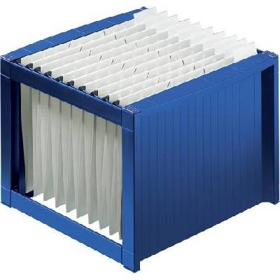 HELIT Box na závesné zakladacie dosky, plastový modrý