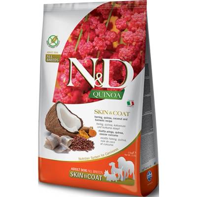 N&D GF Quinoa Dog Skin & Coat Herring & Coconut 2,5 kg