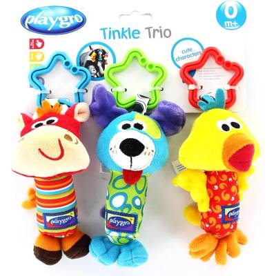 Playgro Cestovné závesné hračky 3ks