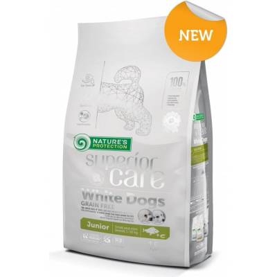 Nature's Protection Superior care white dog GF junior white fish Small & Mini 1,5 kg