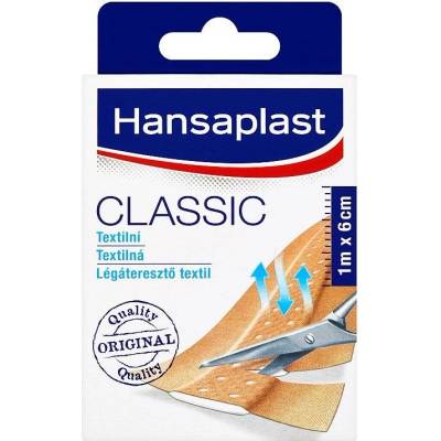 Hansaplast CLASSIC náplasť textilná 6 cm x 1 m 1 ks