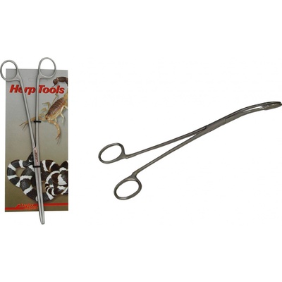 Lucky Reptile Feeding Tongs peán 40 cm zahnutý