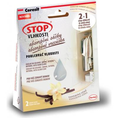 Ceresit Stop Vlhkosti Absorpčné vrecúška 2 x 50 g vanilka