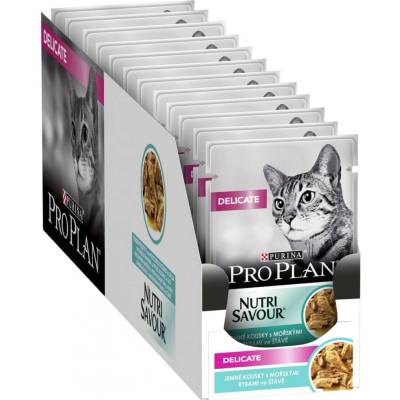 Pro Plan Adult Cat Delicate morské ryby 26 x 85 g