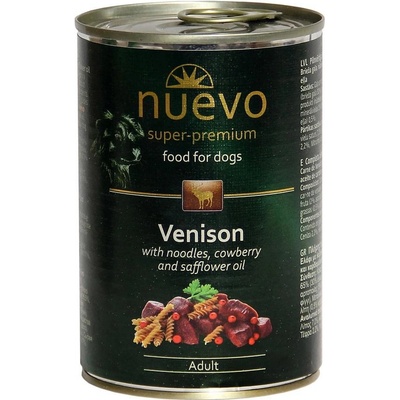 Nuevo Dog Adult Venison Menue 400 g