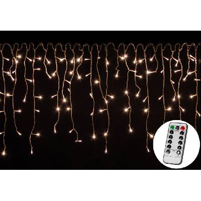 Voltronic svetelný dážď 10 m 400 LED teplá biela ovládač