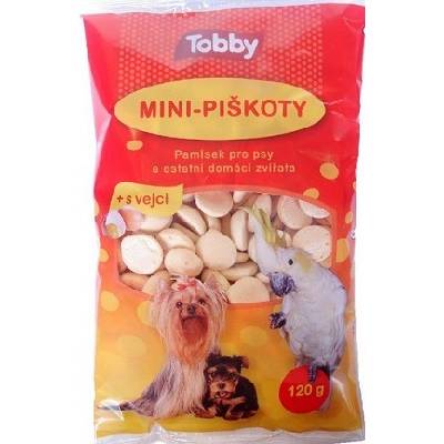 Tobby PIŠKOTY MINI krmné 120 g -10417