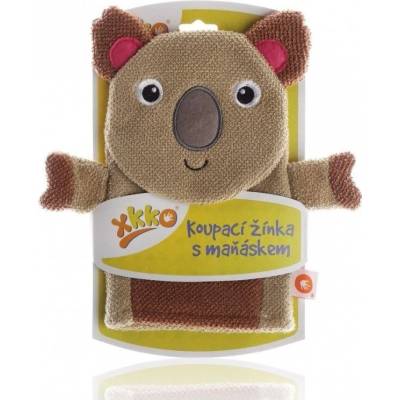 Xkko rukavica na kúpanie s bábkou Koala 1 ks