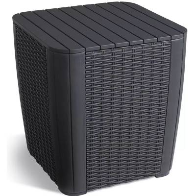 Allibert Záhradný bočný stolík Luzon grafitový