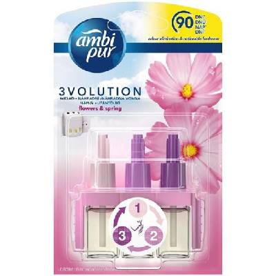 Ambi Pur 3 Volution Flowers & Spring elektrický osviežovač náplň 3 x 20 ml