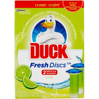 Duck Fresh Discs čistič WC Limetka nápln 2x36 ml