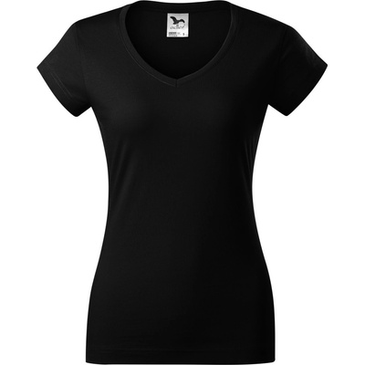 Malfini Fit V-neck 162 01 čierna