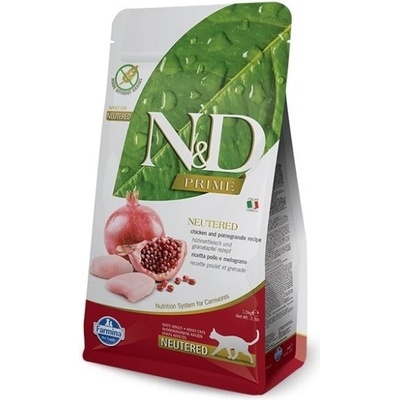 N&D PRIME CAT Neutered Chicken&Pomegranate 10 kg