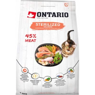 Ontario Cat Sterilised Salmon 2 kg
