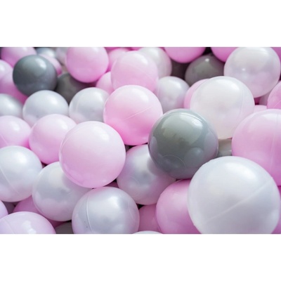 ELIS DESIGN Loptičky do bazénika 50 ks biela