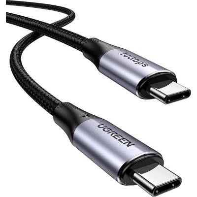 Ugreen US355 USB-C to USB-C 3.1 Gen.2, PD, 5A, 100W, 4K, 10Gbps, 1m, černý