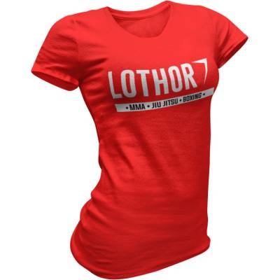 Dámske tričko lothor červené