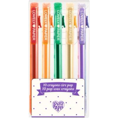 Djeco Mechanické voskovky Pop farby 5 ks