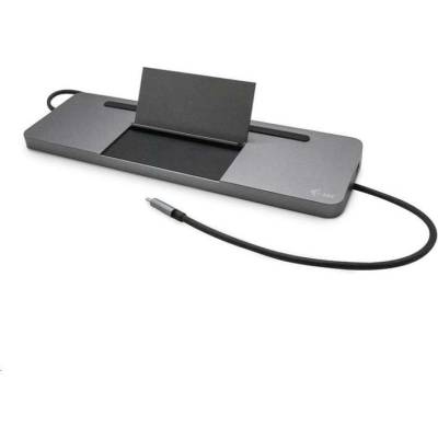 i-Tec USB-C Metal Ergonomic 4K 3x Display Docking Station + Power Delivery 85 W C31FLATDOCKPDPRO