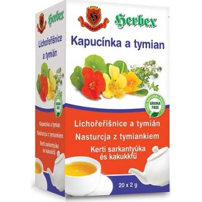 HERBEX Kapucínka a tymian 20 x 2 g